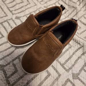 Nautica Brown Kids Slip-On Sneakers